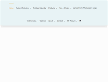 Tablet Screenshot of jamesdoylephoto.com